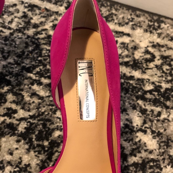 INC Hot Pink Pointed Heels - Picture 5 of 6